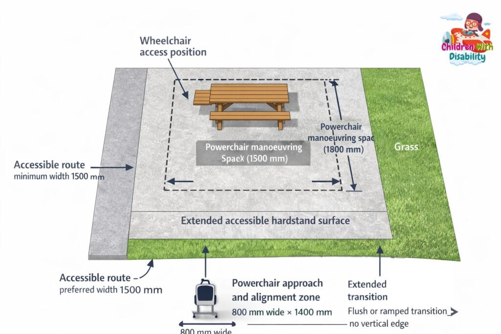 Powered wheelchair footprints that help you design beyond a manual chair