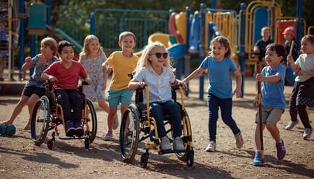 For children and adults with low vision, the way a playground is laid out, surfaced, coloured, structured, and navigated can dramatically affect whether the space feels safe, usable, welcoming, or overwhelming.
